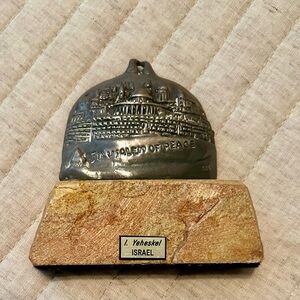 VINTAGE  Sterling I. Yeheskel Israel Sterling Silver JERUSALEM PEACE